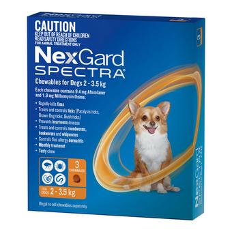 Nexgard Spectra Chews 2-3.5kg